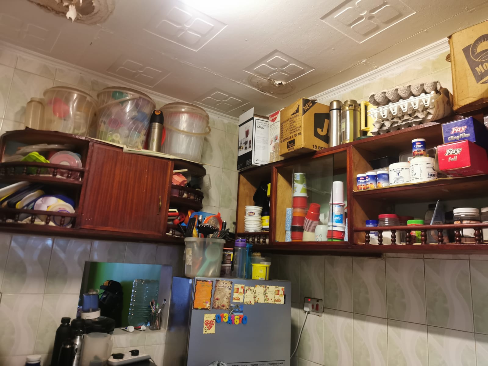 Before: kitchen dirty